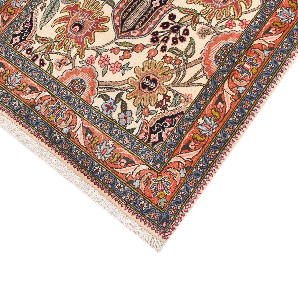Loper Perzisch tapijt - Bijar - 300 x 87 cm - beige