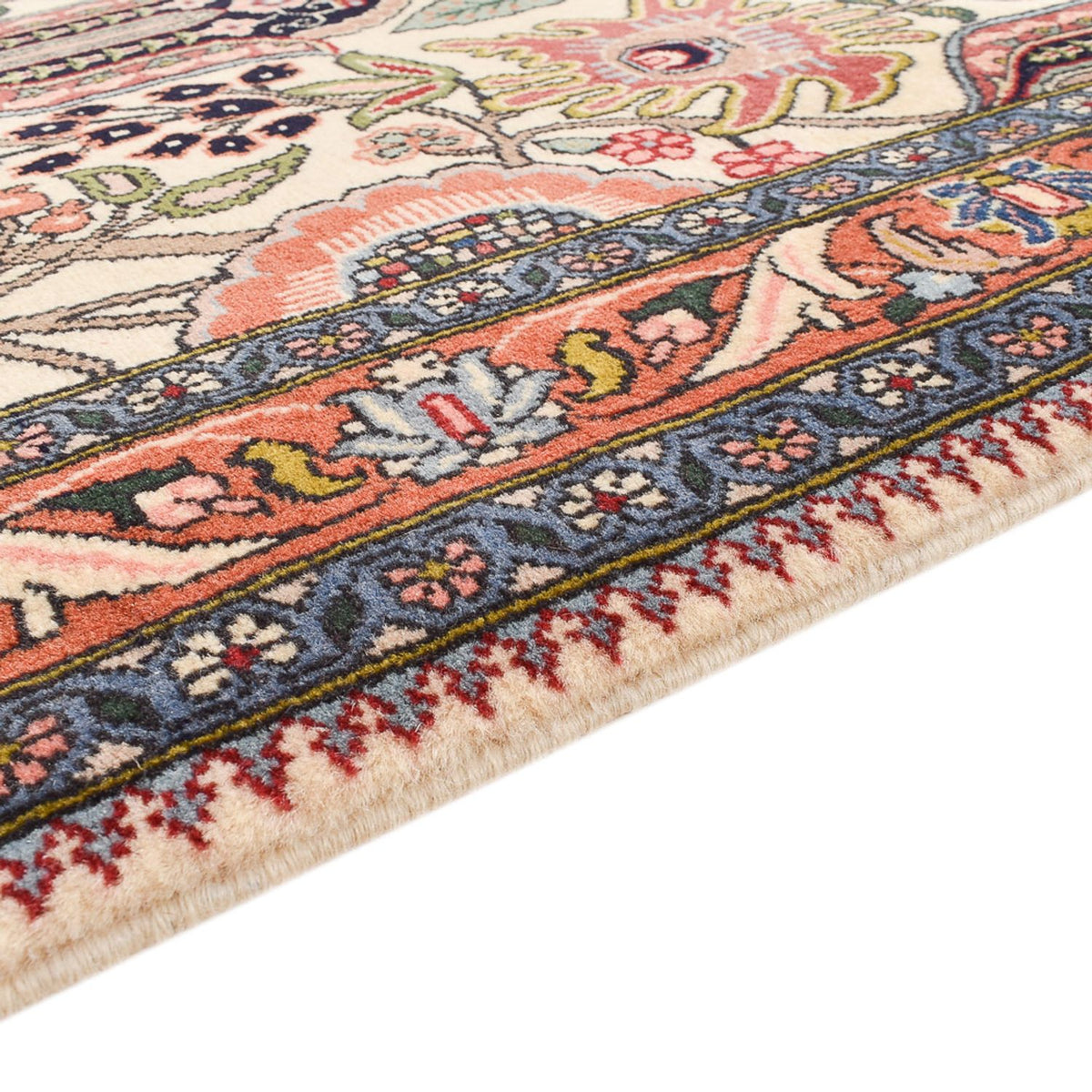 Loper Perzisch tapijt - Bijar - 300 x 87 cm - beige