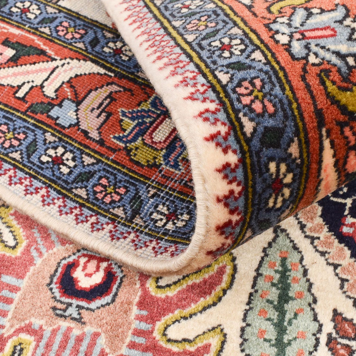 Loper Perzisch tapijt - Bijar - 300 x 87 cm - beige