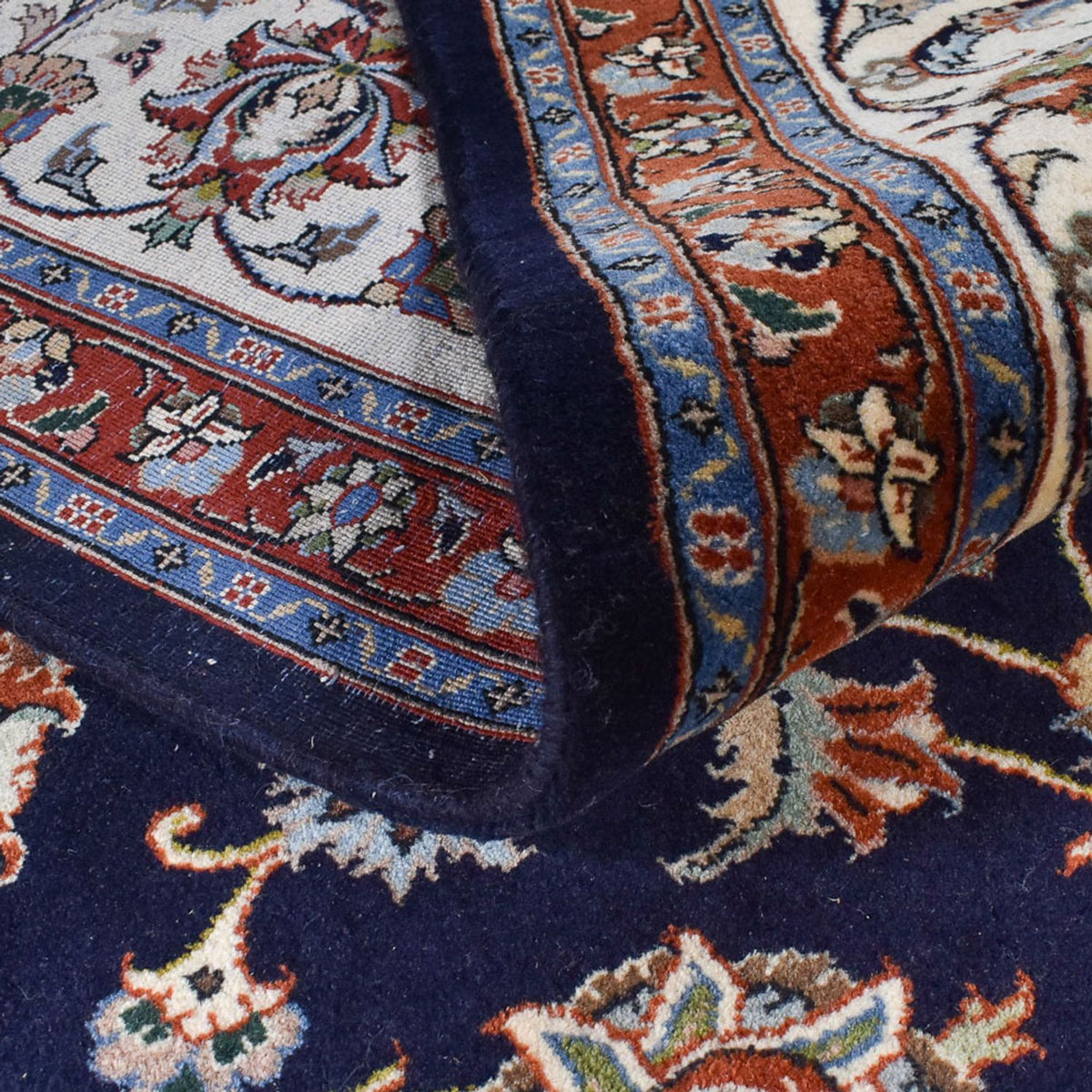 Perzisch tapijt - Klassiek - Koninklijke - 338 x 243 cm - donkerblauw