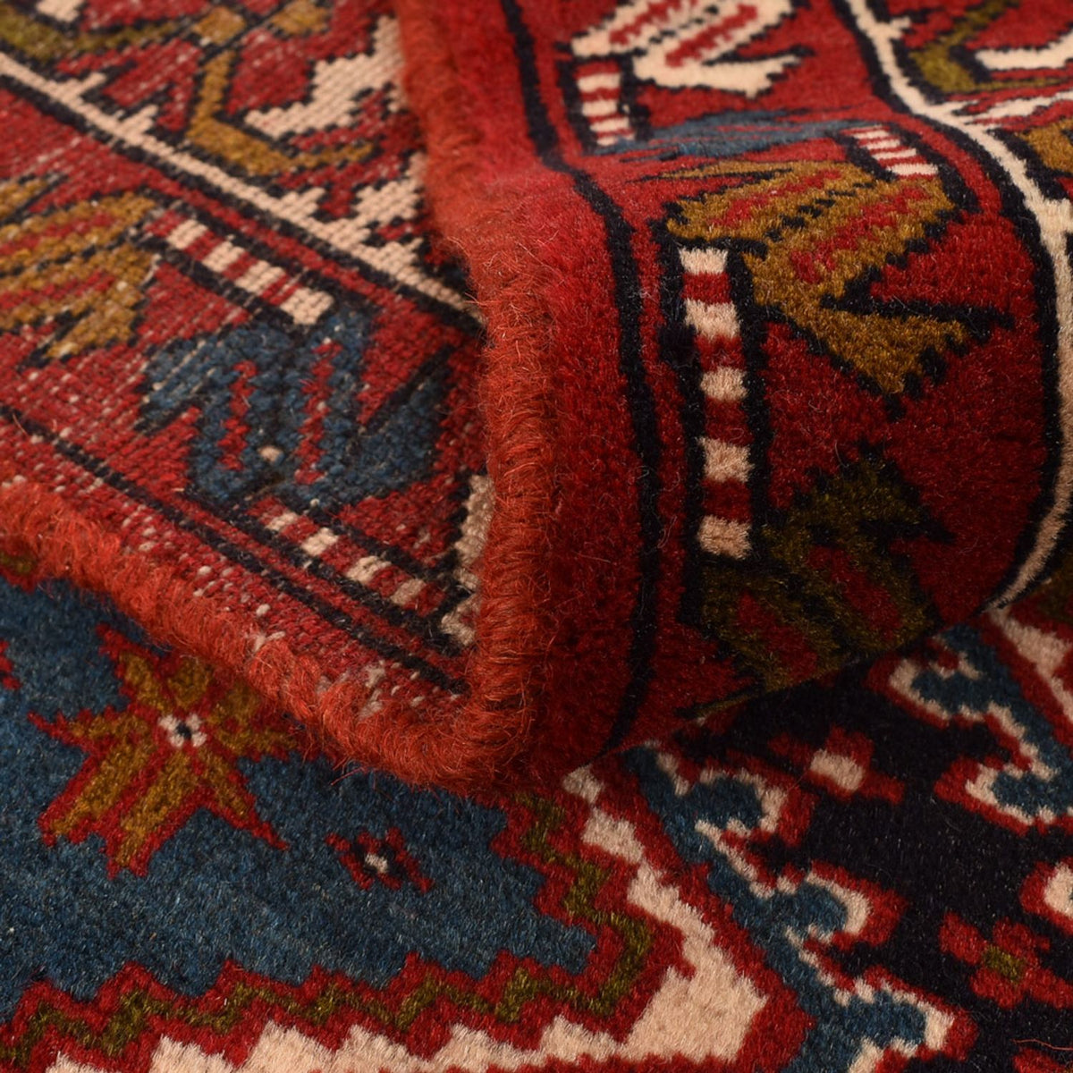 Loper Perzisch Tapijt - Nomadisch - 388 x 92 cm - bordeauxrood