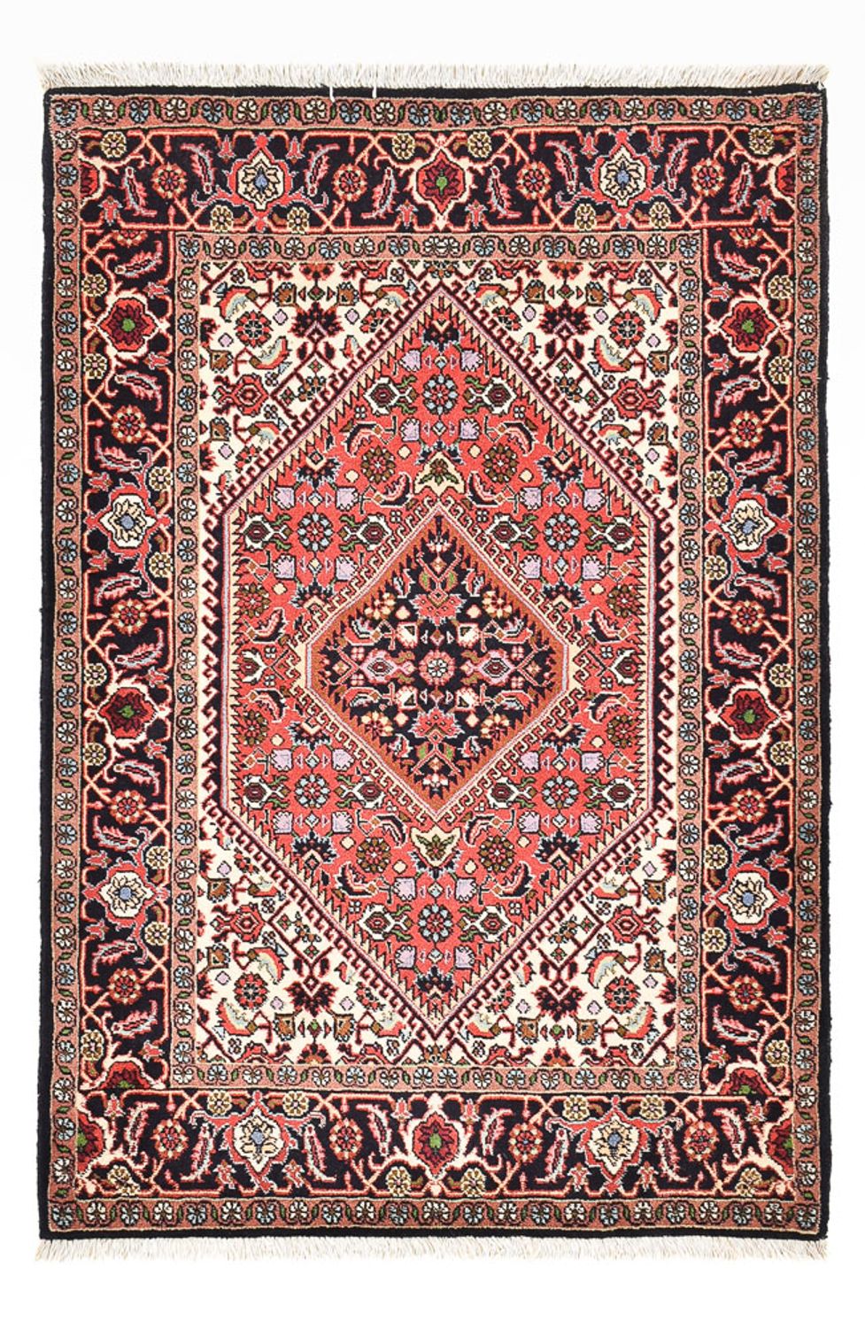 Perzisch tapijt - Bijar - 132 x 83 cm - licht rood