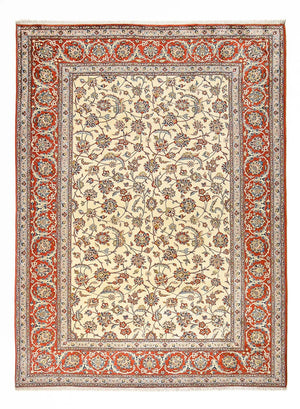 Perzisch tapijt - Isfahan - Premium - 367 x 253 cm - licht beige