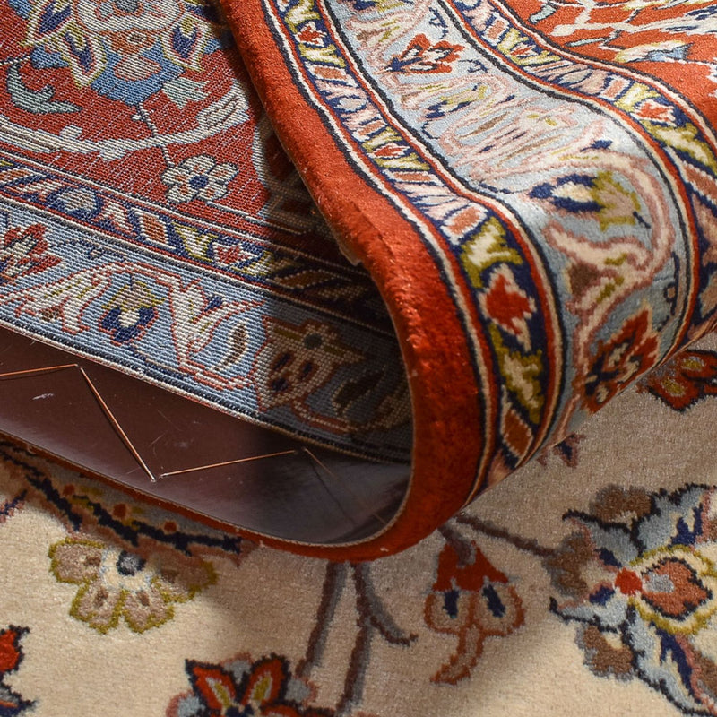 Perzisch tapijt - Isfahan - Premium - 367 x 253 cm - licht beige