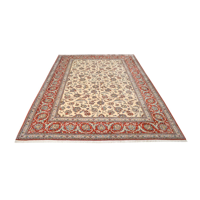 Perzisch tapijt - Isfahan - Premium - 367 x 253 cm - licht beige