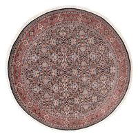 Perzisch tapijt - Bijar - 240 x 240 cm - donkerrood