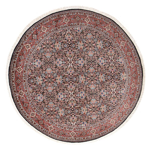 Perzisch tapijt - Bijar - 240 x 240 cm - donkerrood