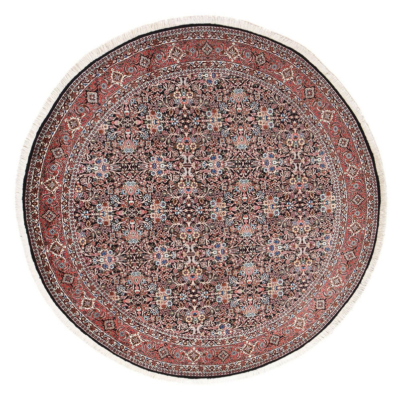 Perzisch tapijt - Bijar - 240 x 240 cm - donkerrood