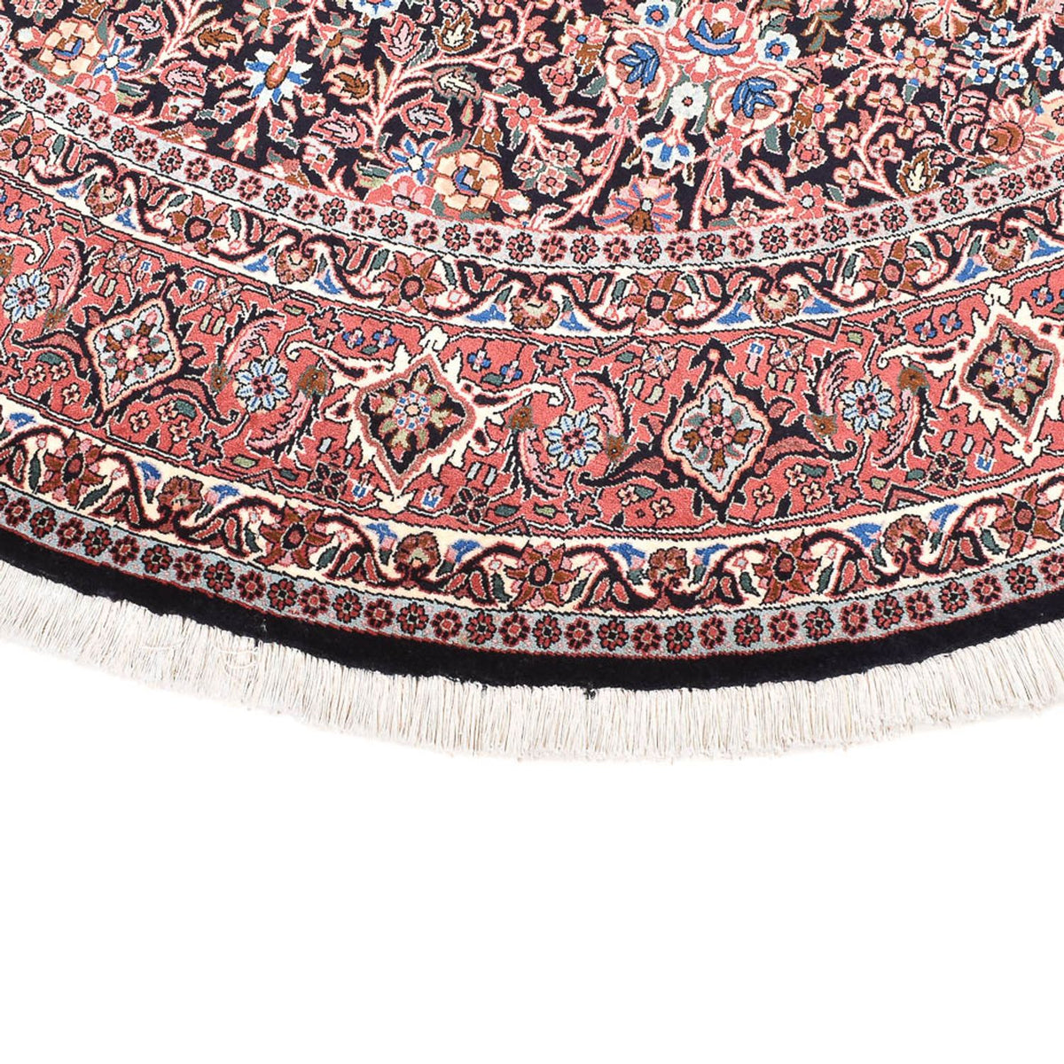 Perzisch tapijt - Bijar - 240 x 240 cm - donkerrood