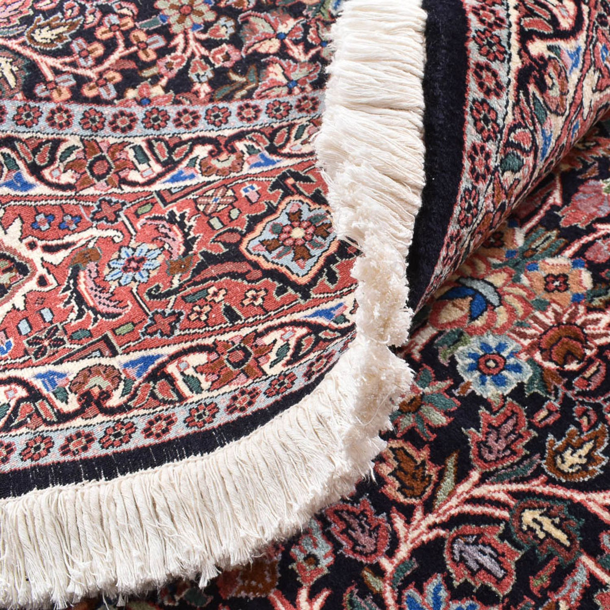 Perzisch tapijt - Bijar - 240 x 240 cm - donkerrood