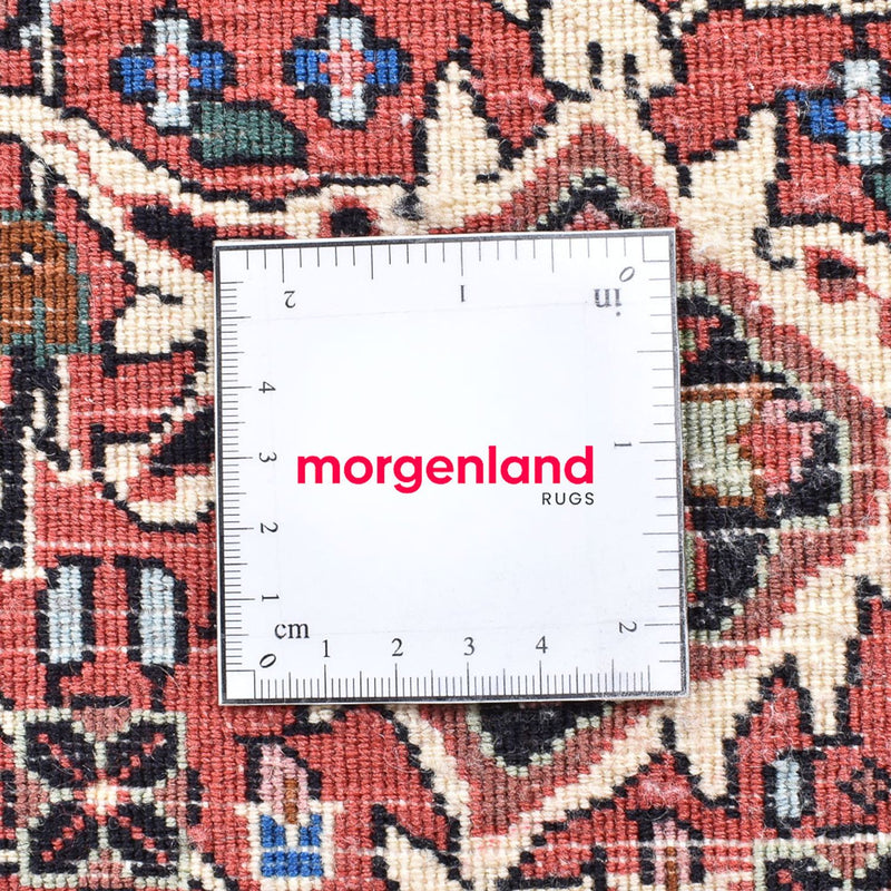 Perzisch tapijt - Bijar - 240 x 240 cm - donkerrood