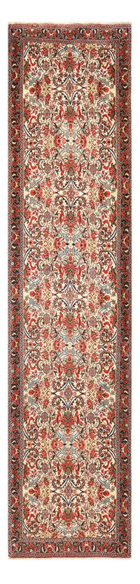 Loper Perzisch tapijt - Bijar - 404 x 96 cm - licht rood