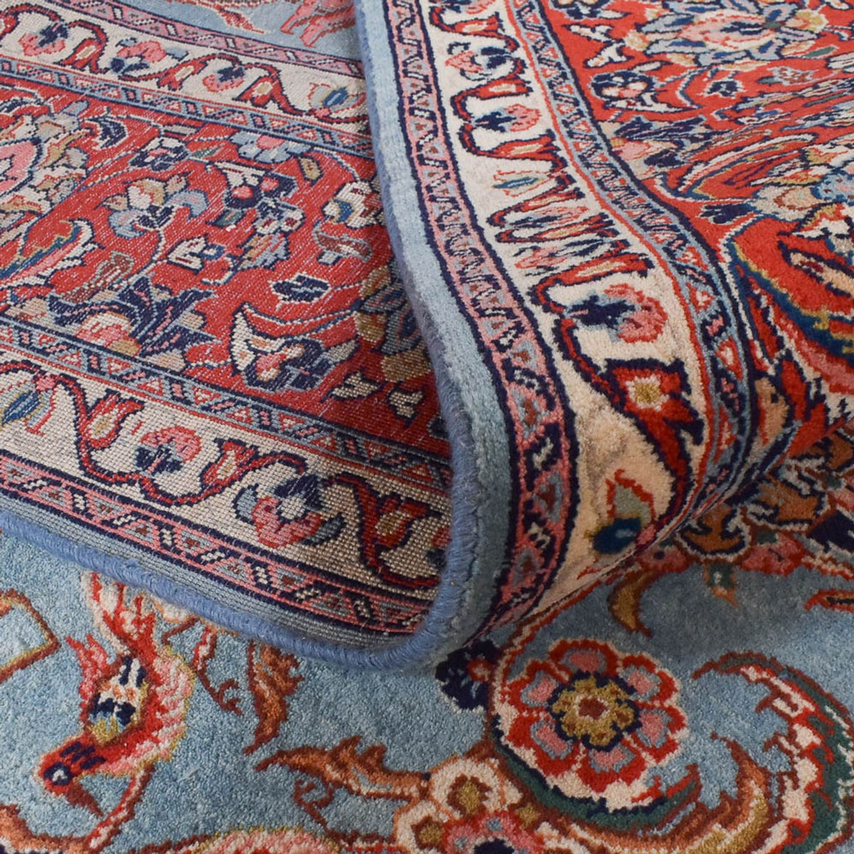 Perzisch tapijt - Klassiek - 380 x 266 cm - lichtblauw