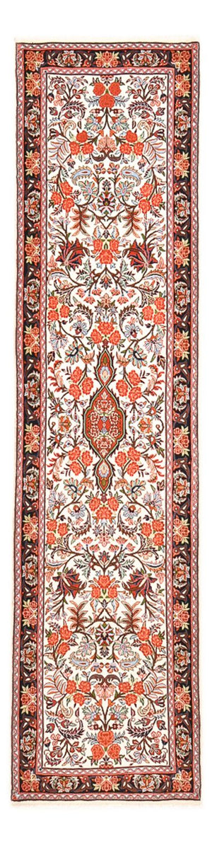 Loper Perzisch tapijt - Bijar - 313 x 75 cm - beige