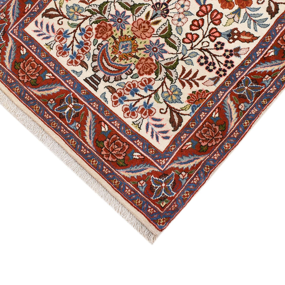 Loper Perzisch tapijt - Bijar - 313 x 75 cm - beige