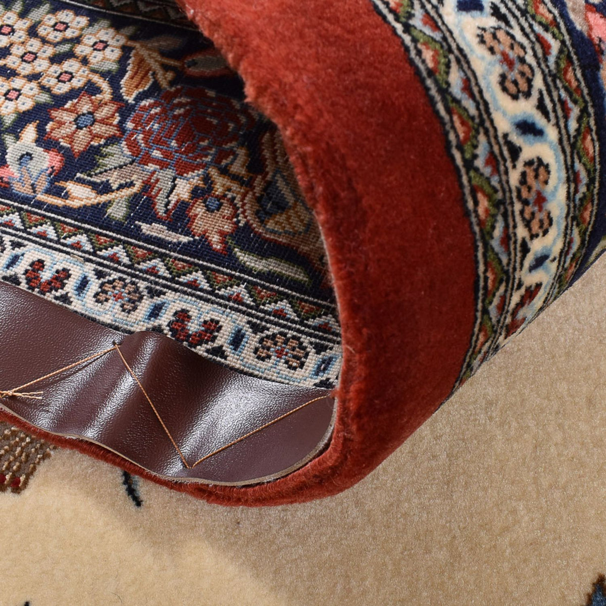 Perzisch tapijt - Ghom - Koninklijk - 200 x 136 cm - licht beige