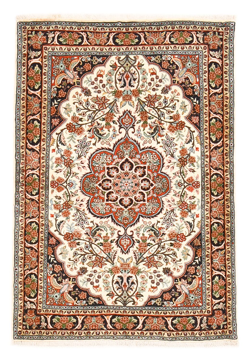 Perzisch tapijt - Bijar - 151 x 104 cm - beige