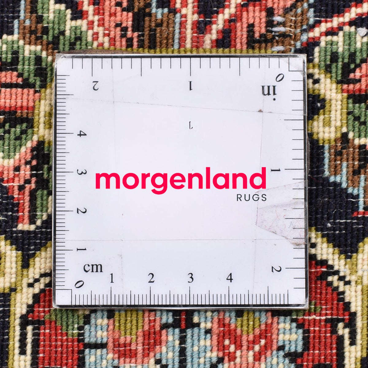 Perzisch tapijt - Ghom - 79 x 55 cm - veelkleurig