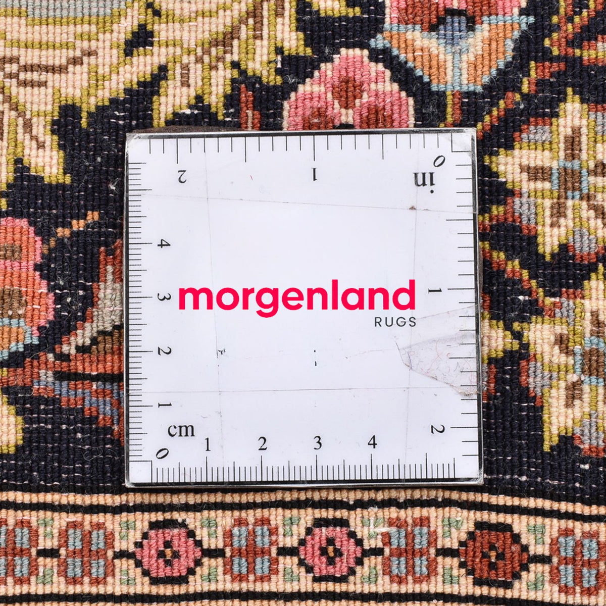 Perzisch tapijt - Ghom - 80 x 63 cm - veelkleurig