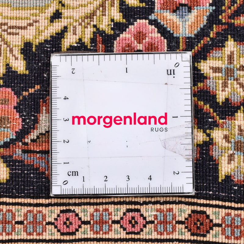 Perzisch tapijt - Ghom - 80 x 63 cm - veelkleurig