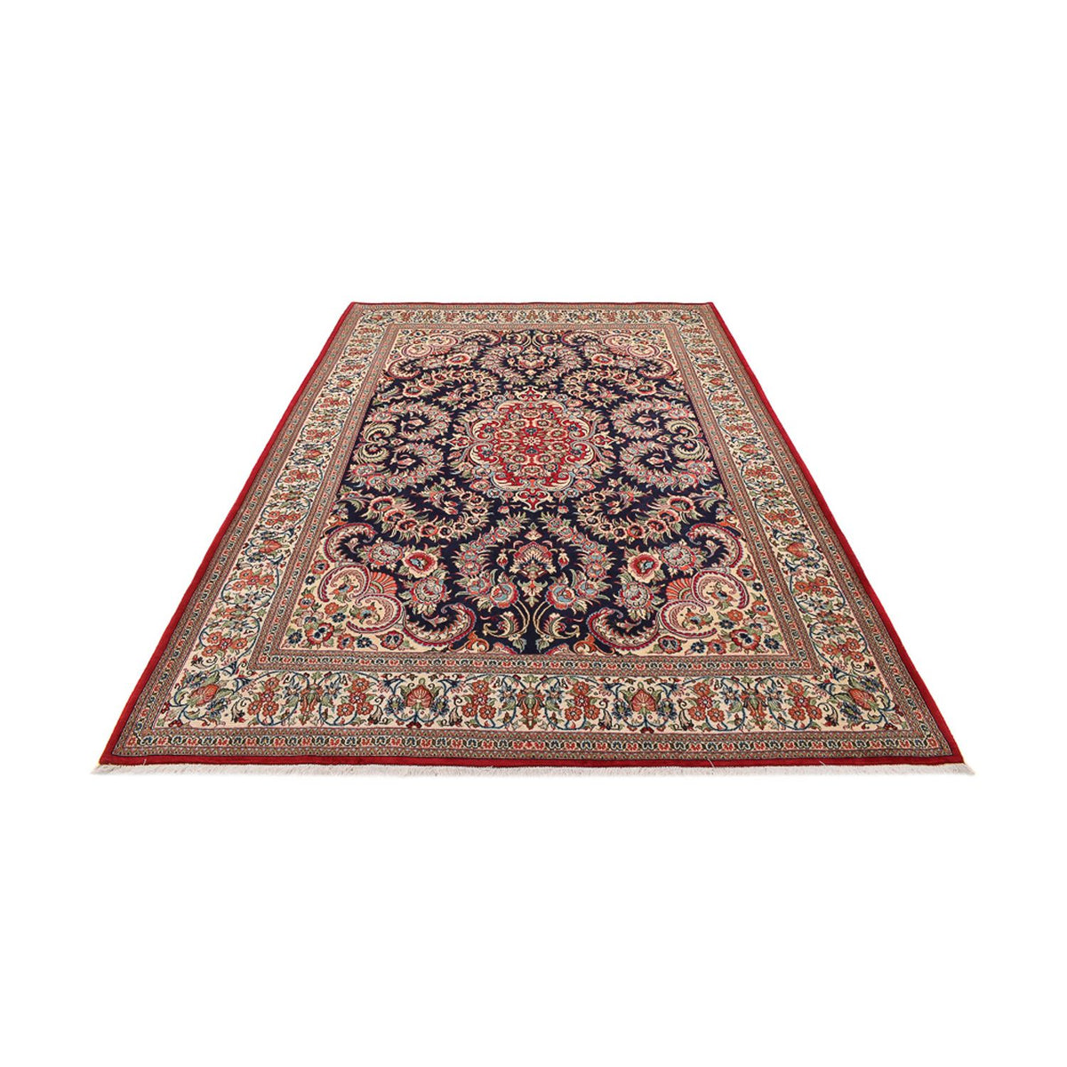 Perzisch tapijt - Ghom - 300 x 210 cm - donkerblauw