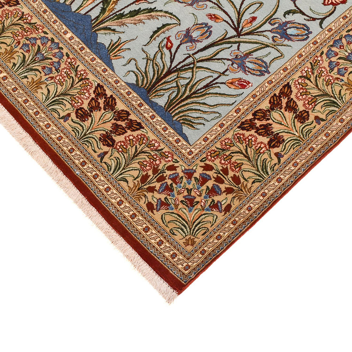 Perzisch tapijt - Ghom - Koninklijk - 200 x 131 cm - veelkleurig