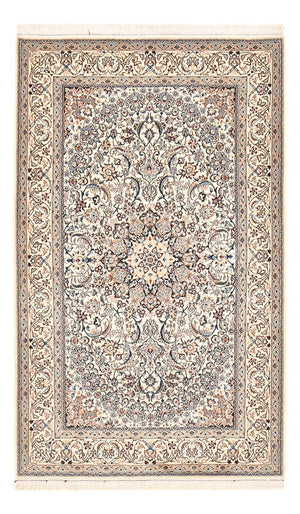 Perzisch tapijt - Nain - Premium - 208 x 124 cm - licht beige