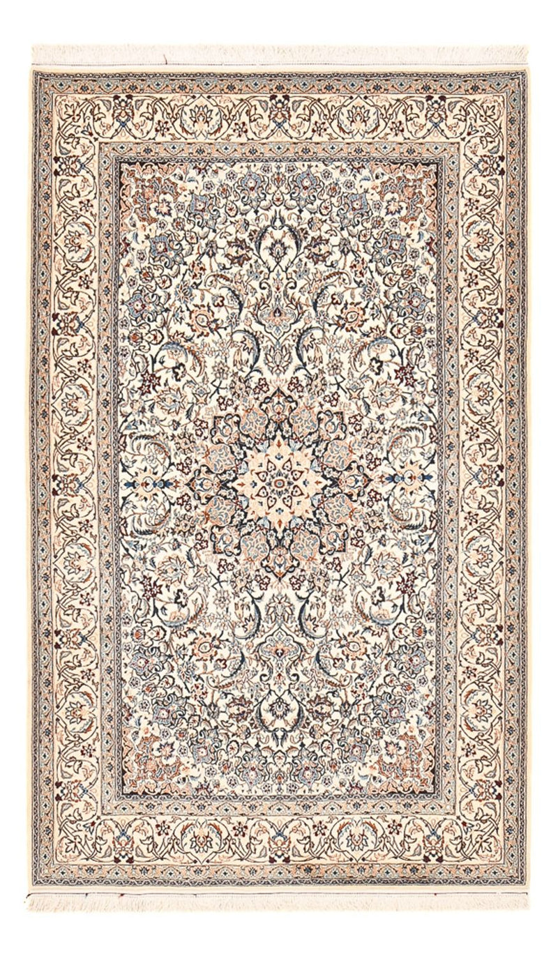 Perzisch tapijt - Nain - Premium - 208 x 124 cm - licht beige