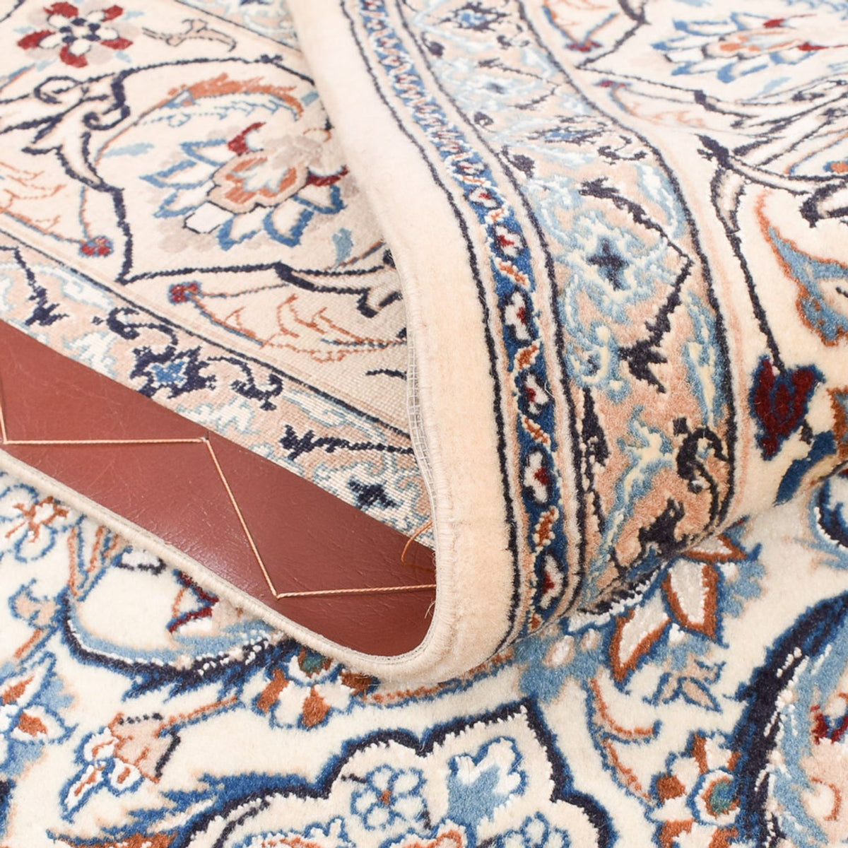 Perzisch tapijt - Nain - Premium - 208 x 124 cm - licht beige