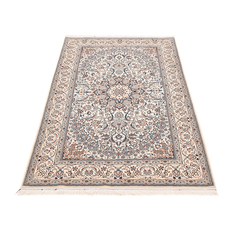 Perzisch tapijt - Nain - Premium - 208 x 124 cm - licht beige