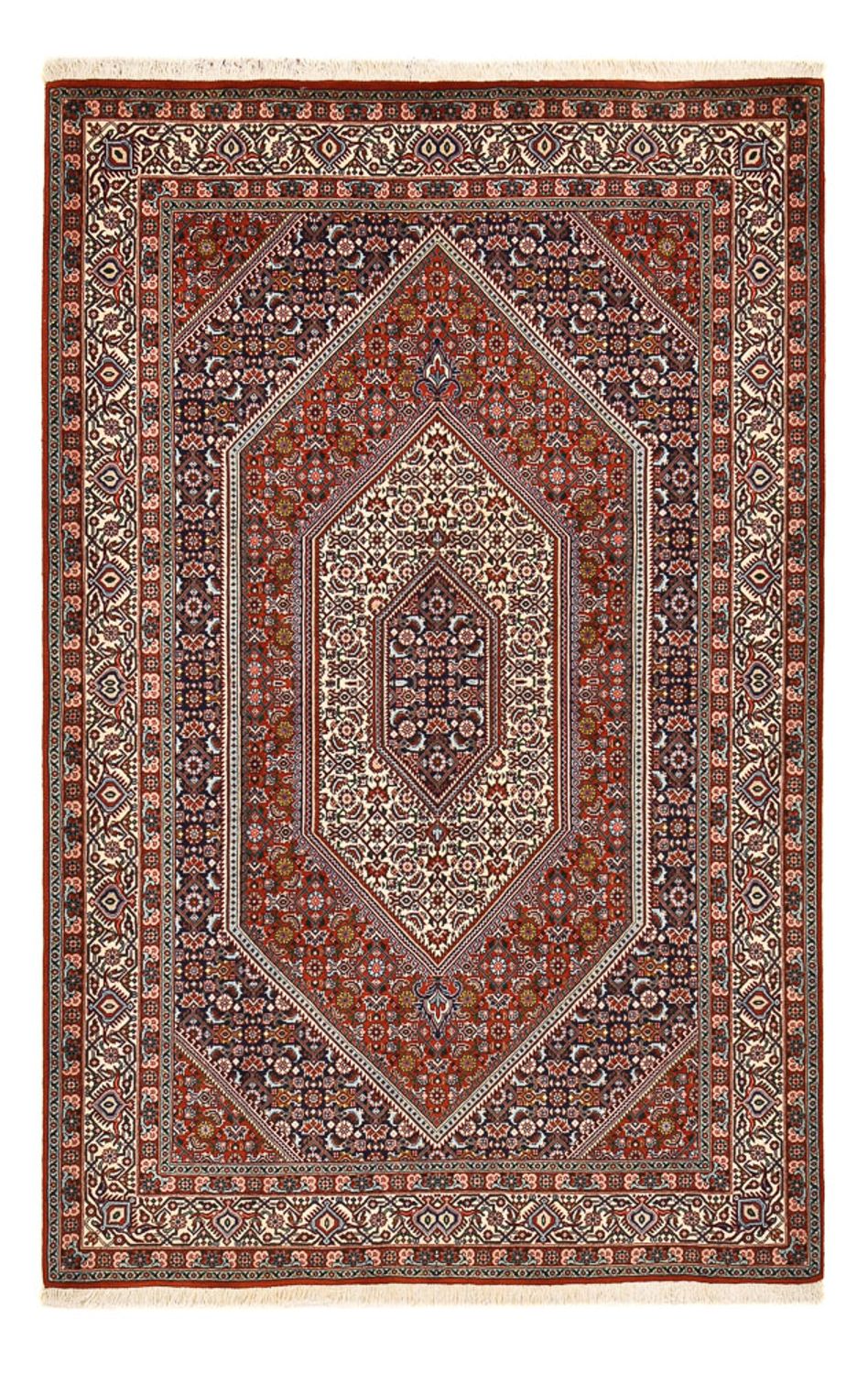 Perzisch tapijt - Bijar - 212 x 137 cm - roest