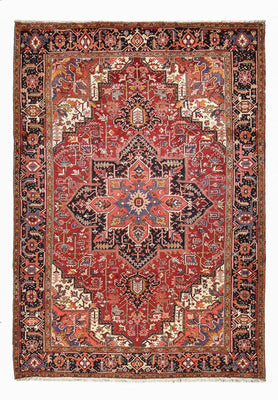 Perzisch Tapijt - Nomadisch - 347 x 253 cm - rood