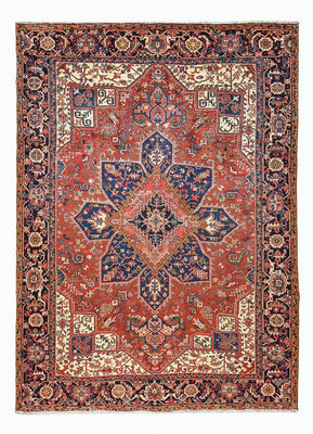 Perzisch Tapijt - Nomadisch - 342 x 251 cm - rood
