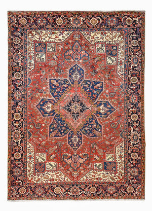 Perzisch Tapijt - Nomadisch - 342 x 251 cm - rood