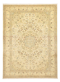 Perzisch tapijt - Tabriz - Royal - 342 x 252 cm - licht beige