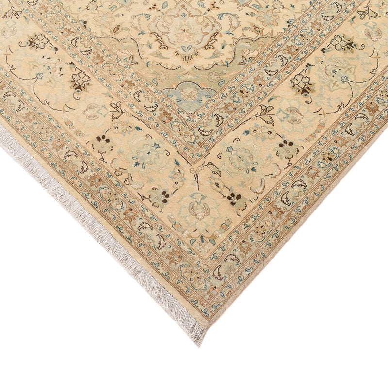 Perzisch tapijt - Tabriz - Royal - 342 x 252 cm - licht beige