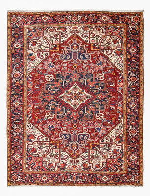 Perzisch Tapijt - Nomadisch - 344 x 257 cm - rood