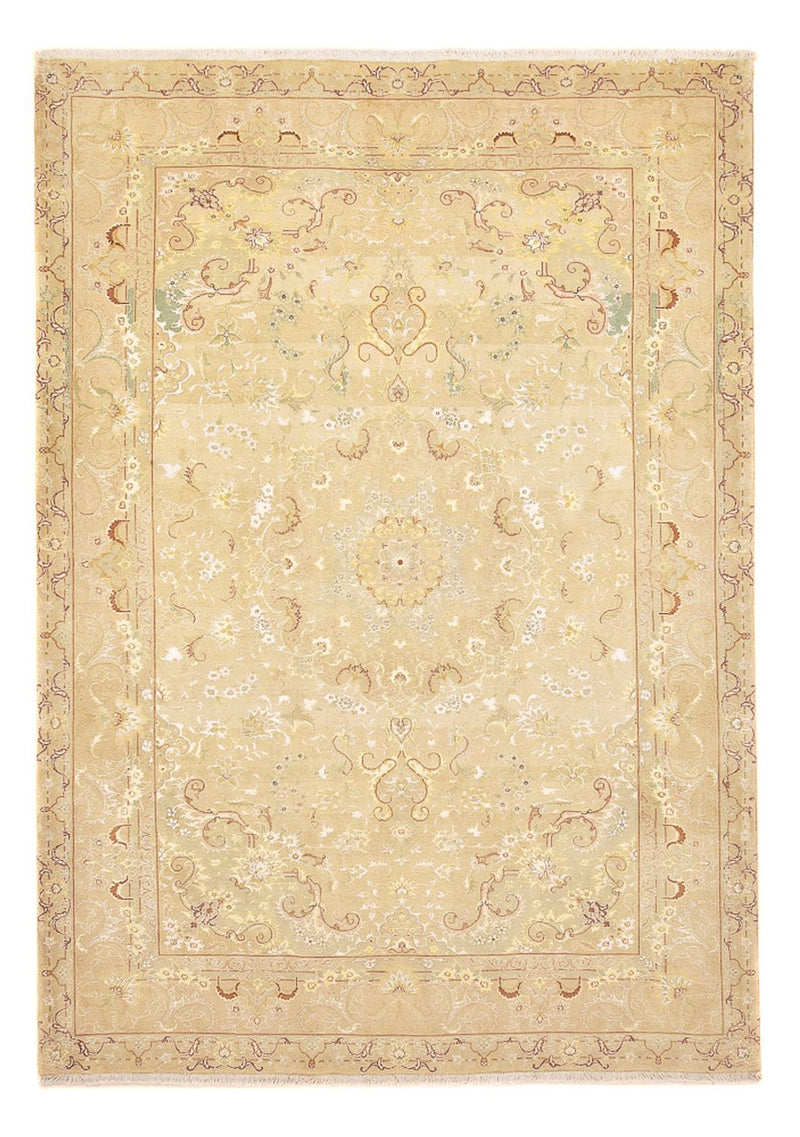 Perzisch tapijt - Tabriz - Royal - 288 x 200 cm - licht beige