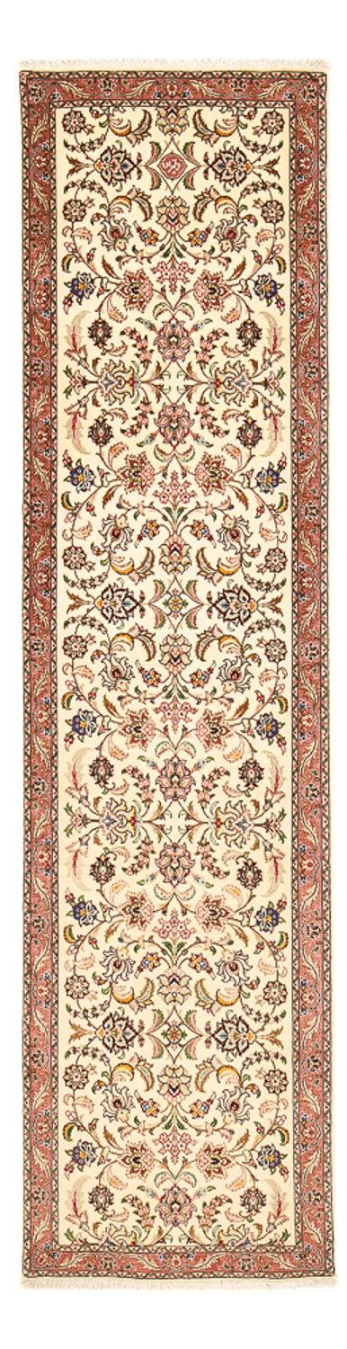 Loper Perzisch tapijt - Tabriz - Royal - 286 x 70 cm - beige