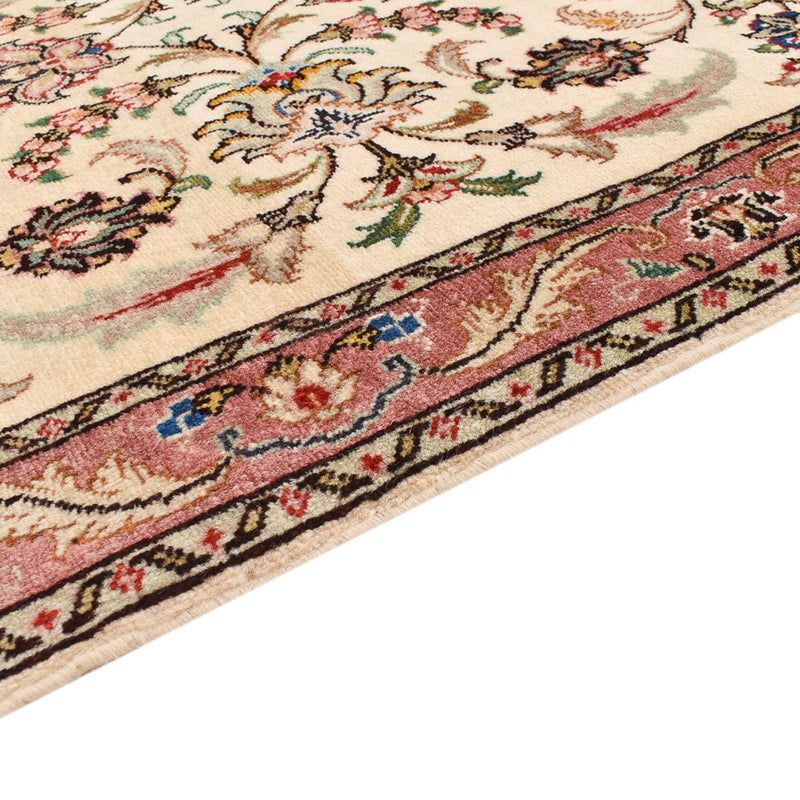 Loper Perzisch tapijt - Tabriz - Royal - 286 x 70 cm - beige