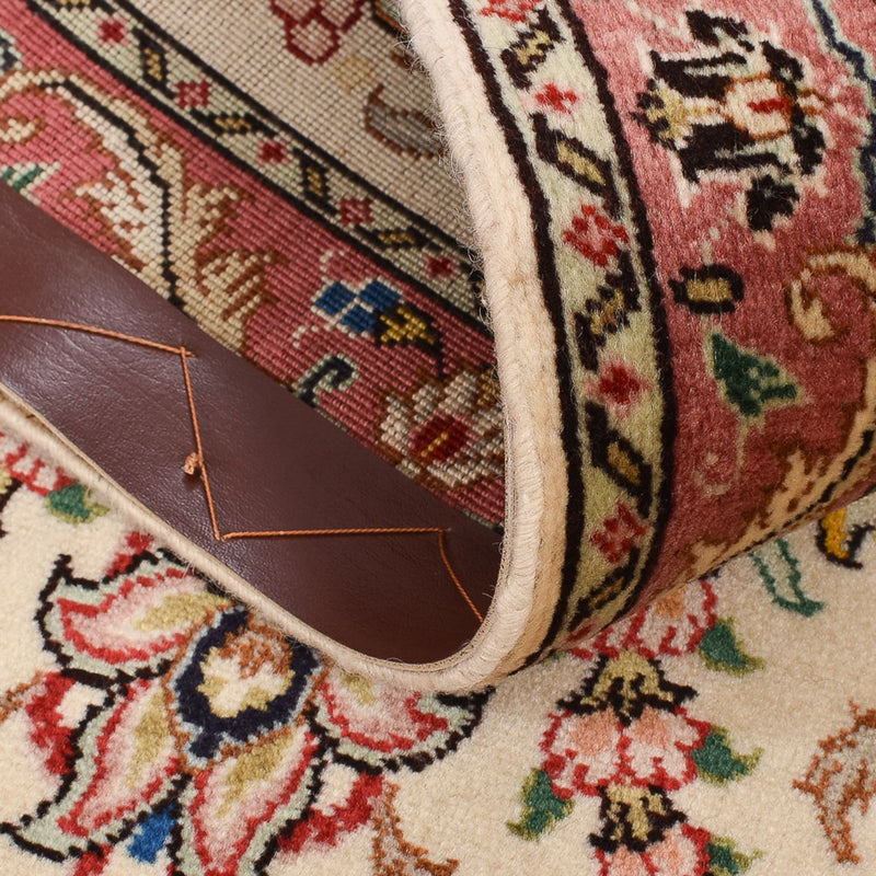 Loper Perzisch tapijt - Tabriz - Royal - 286 x 70 cm - beige