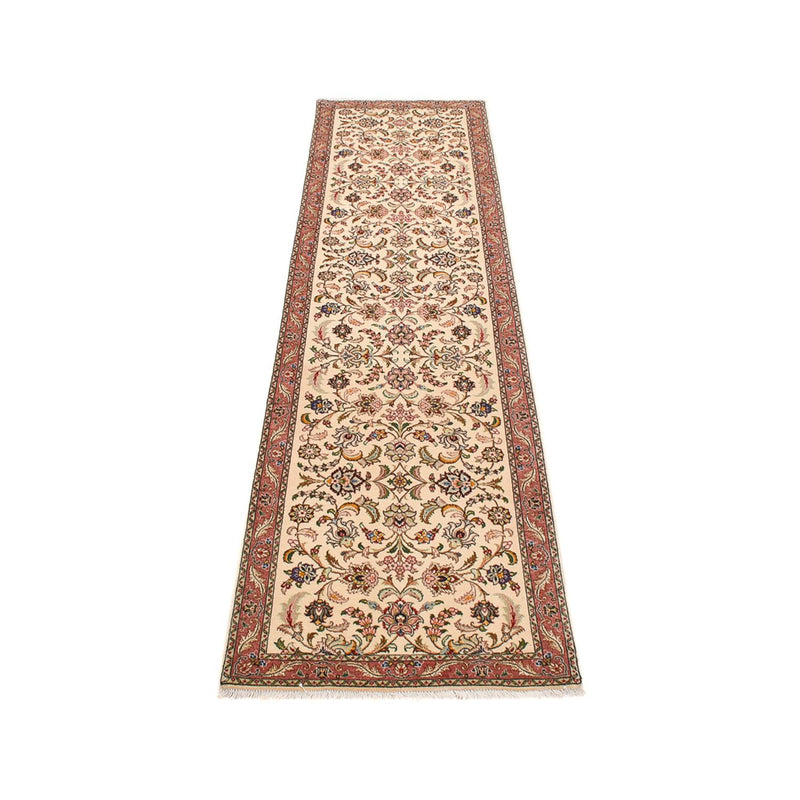Loper Perzisch tapijt - Tabriz - Royal - 286 x 70 cm - beige