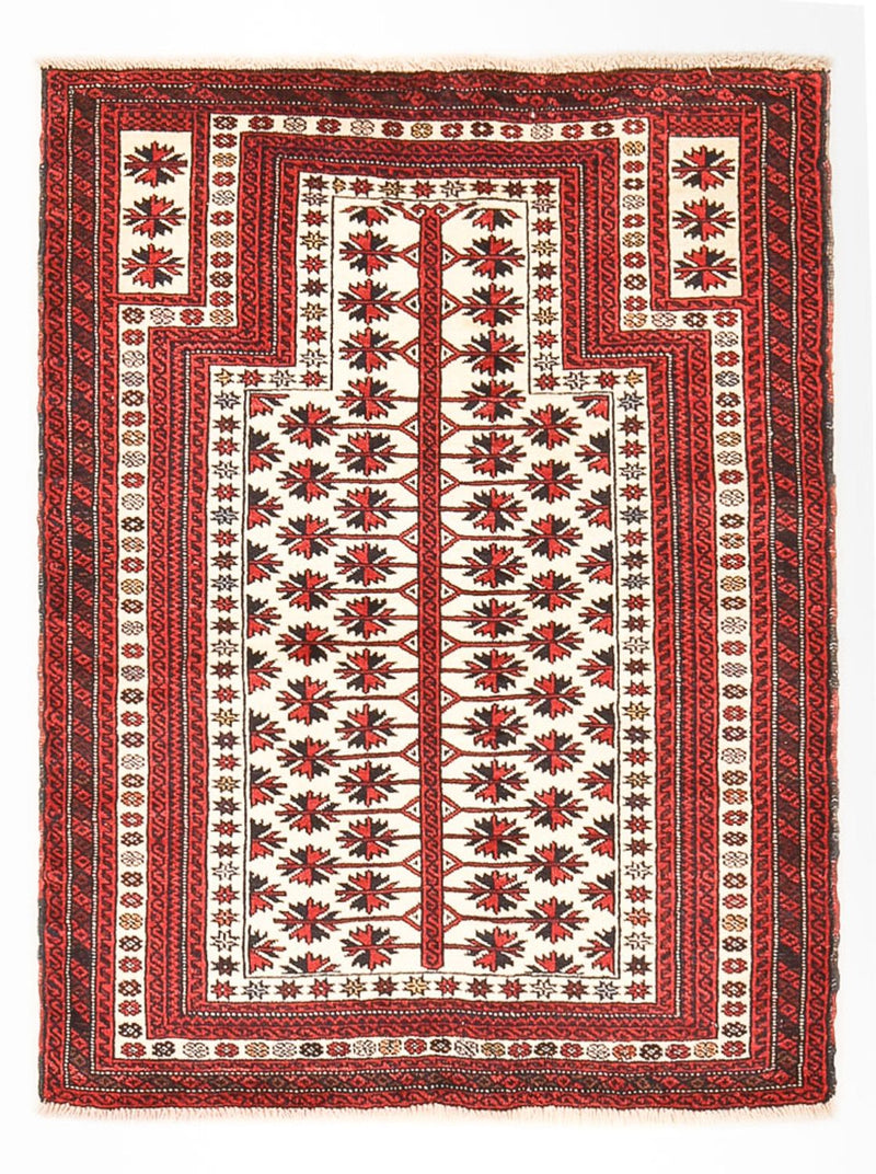 Baluch tapijt - 128 x 100 cm - veelkleurig