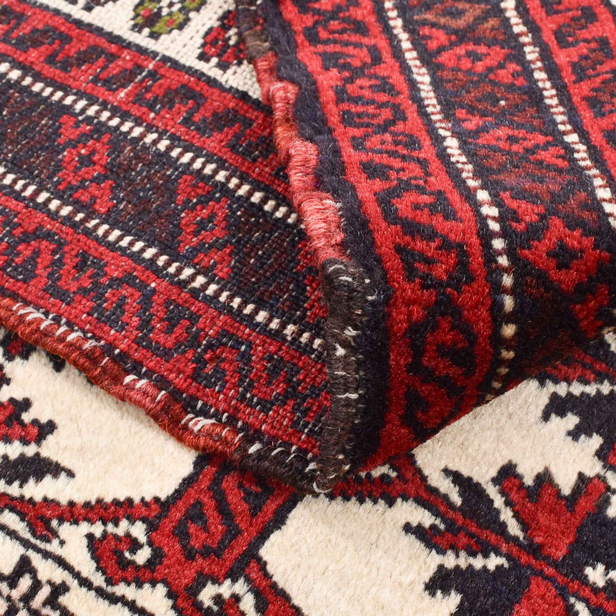 Baluch tapijt - 128 x 100 cm - veelkleurig