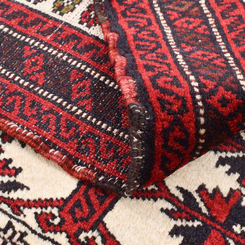 Baluch tapijt - 128 x 100 cm - veelkleurig