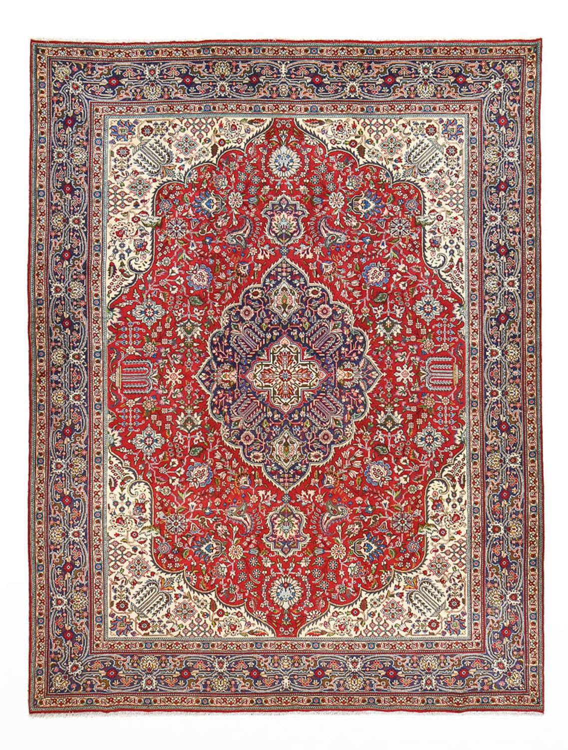 Perzisch tapijt - Tabriz - Royal - 396 x 298 cm - rood