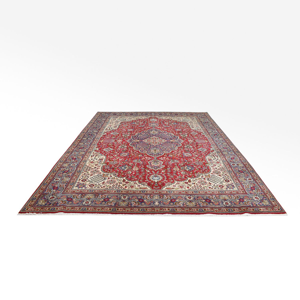 Perzisch tapijt - Tabriz - Royal - 396 x 298 cm - rood