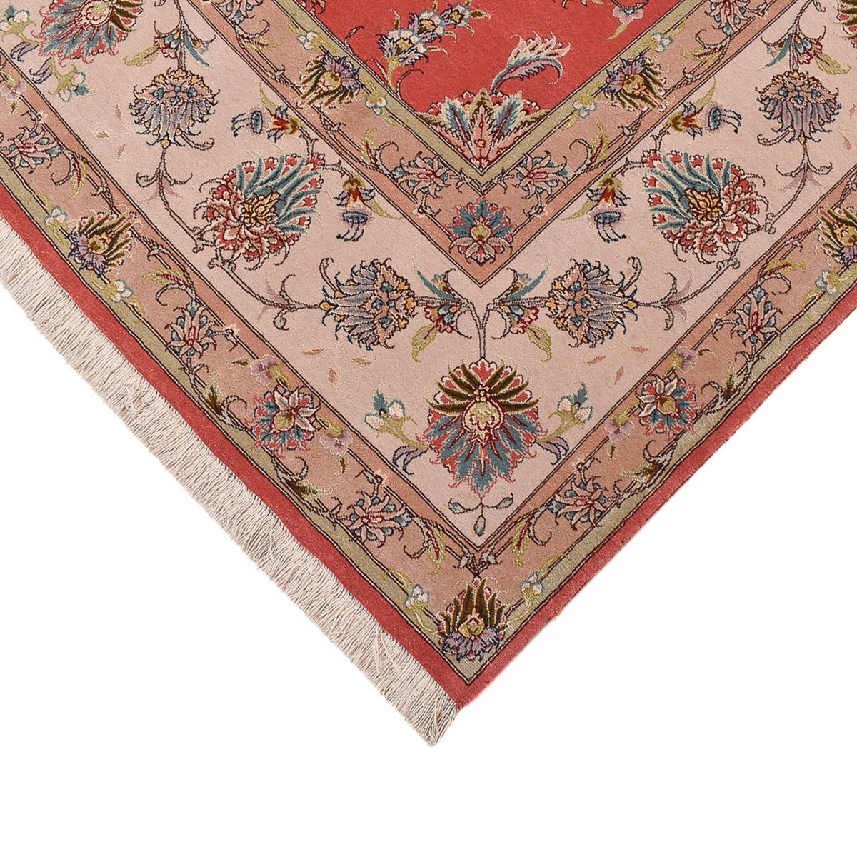 Perzisch tapijt - Tabriz - Royal - 309 x 242 cm - rood