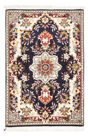 Perzisch tapijt - Tabriz - Royal - 90 x 60 cm - donkerblauw