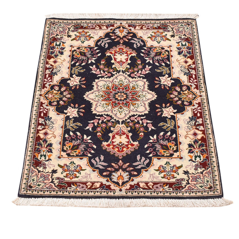Perzisch tapijt - Tabriz - Royal - 90 x 60 cm - donkerblauw